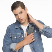 Naked Tough - Achterzijde behuizing voor mobiele telefoon - rook - voor Apple iPhone 5, 5s, SE - thumbnail