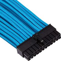 Corsair Premium kabel, 24 pin, ATX, type 4 (generatie 4-serie), met ommanteling, blauw - thumbnail