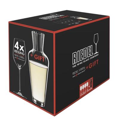 Riedel Wijnglazenset - Witte Wijnglazen - Veritas - Rieseling/Zinfandel + Mosel Decanter