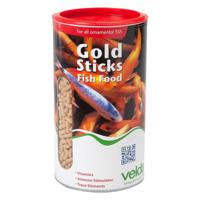 Velda Gold Sticks Premium Vijvervoer 260g - Drijvend Hoofdvoer voor Heldere Visvijvers - thumbnail