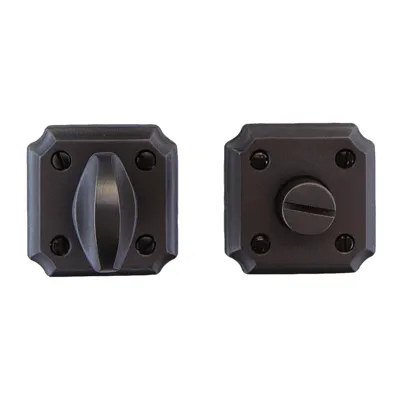 Hdd Pro WC Garnituur Square Retro 50 Mm Carbon Black