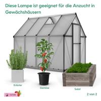 Venso LED-plantenlamp groei 65 cm 230 V LED vast ingebouwd 35 W RGBW 1 stuk(s) - thumbnail