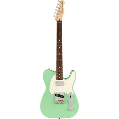 Fender American Performer Telecaster Hum Satin Surf Green RW met gigbag Fender American Performer Telecaster Hum Satin Surf Green RW met gigbag