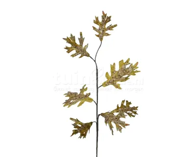 Kersttak Blad Glitter Pistache Groen 75cm Kersttak Blad Glitter Pistache Groen 75cm