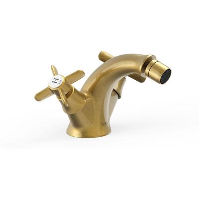 Bidetkraan Tres Clasic | Opbouw | Mengkraan | 2-knops | Vintage | Messing oud