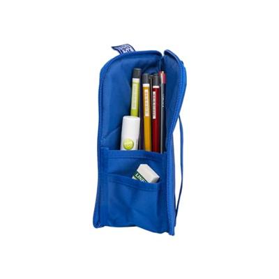 Pennenetui oxford stand-up blauw Pennenetui oxford stand-up blauw