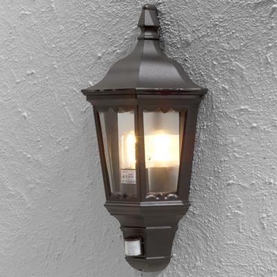 Konstsmide Firenze 7230-750 Buitenlamp met bewegingsmelder (wand) E27 100 W Zwart
