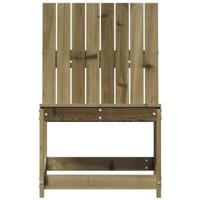 Tuinstoel 50,5x55x77 cm gempregneerd grenenhout - thumbnail