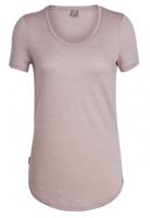 Icebreaker T-shirt Solace dames merinowol lichtblauw - thumbnail