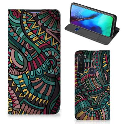Motorola Moto G Pro | Hoesje met Magneet | Aztec Motorola Moto G Pro | Hoesje met Magneet | Aztec