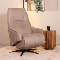 LABEL51 Fauteuil Odense - Taupe - Micro Suede - One Size - thumbnail