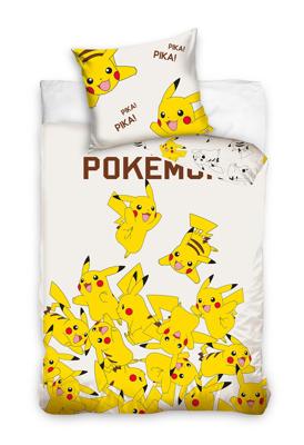 Pikachu Dekbedovertrek crème - 140 x 200 cm - 70 x 90 cm Pikachu Dekbedovertrek crème - 140 x 200 cm - 70 x 90 cm