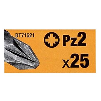 DeWALT DT71521 PZ2 25mm Schroefbits VE=25 - thumbnail