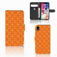 Apple iPhone Xr | Telefoon Hoesje | Batik Oranje - thumbnail