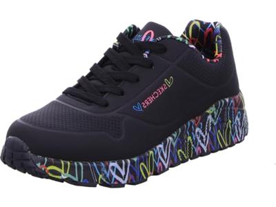 Skechers Uno Lite - Lovey Luv 314976L/BKMT Zwart-31 maat 31
