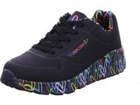 Skechers Uno Lite - Lovey Luv 314976L/BKMT Zwart-31 maat 31 - thumbnail