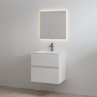 Badmeubelset met Kraangat Best Design Splash 60 cm Glans Wit - thumbnail