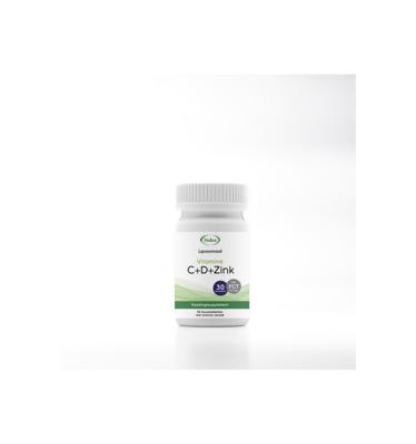 Vedax Liposomale vitamine C + D3 + zink (30 Kauwtabletten)