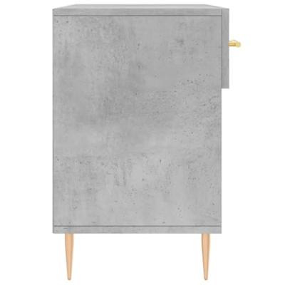 VidaXL Schoenenbank 102x35x55 cm bewerkt hout betongrijs