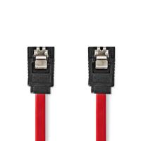 Nedis ccgp73150rd05 datakabel sata 3 gb/s sata 7-pins female met vergrendeling - sata 7-pins female met vergrendeling 0,5 m rood - thumbnail