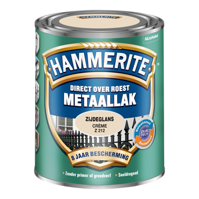 Hammerite Metaallak Zijdeglans | Creme | S012 | 750ml - 5123889 Hammerite Metaallak Zijdeglans | Creme | S012 | 750ml - 5123889