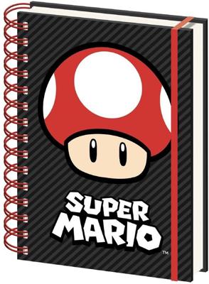 Super Mario - Mushroom A5 Notebook Super Mario - Mushroom A5 Notebook