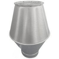 Deflectorkap Ø 200mm Met Aansluiting Voor Spirobuis - thumbnail