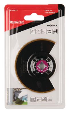 Makita Accessoires bi-metalen tin zaagblad b-64973 tma064 segmentzaagblad 85mm multi materiaal - b-64973 Makita Accessoires bi-metalen tin zaagblad b-64973 tma064 segmentzaagblad 85mm multi materiaal - b-64973