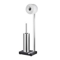 Toiletrolhouder En Borstel Blomus Menoto Design Geborsteld RVS Mat - thumbnail