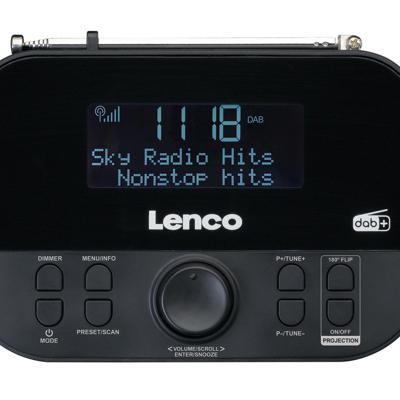 Lenco CR-615 Wekker radio Zwart