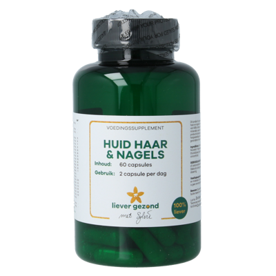 Liever Gezond Huid haar nagels 60 Vegetarische capsules Liever Gezond Huid haar nagels 60 Vegetarische capsules