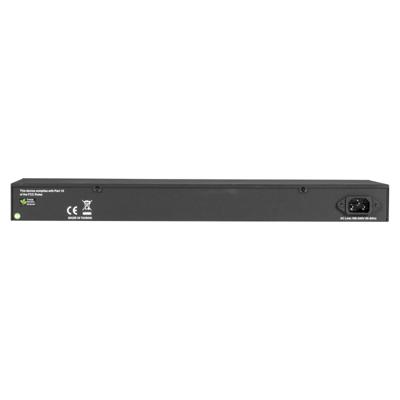 Black Box - Gigabit Ethernet (1000 Mbit/s) beheerde switch - (24) 10/100/1000 Mbit/s koper RJ45, (2) 100/1000 Mbit/s Dual Media RJ45/SFP