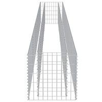 VidaXL Gabion plantenbak verhoogd 450x50x50 cm gegalvaniseerd staal - thumbnail
