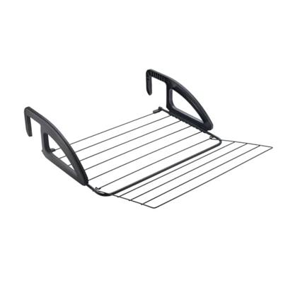 Metaltex bries droogrek 6 m drooglijn zwart