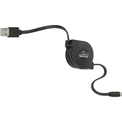 Renkforce RF-4352332 USB-kabel USB 2.0 USB-A stekker, USB-micro-B stekker 0.80 m Zwart
