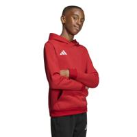 adidas Entrada 26 Hoodie Kids Rood Wit - thumbnail