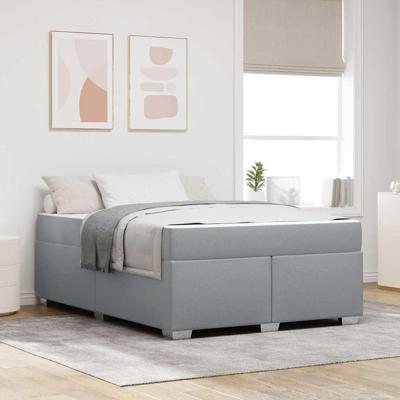 Bedframe Lichtgrijs 160 x 200 cm Stof