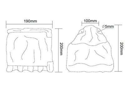 Trio Landelijke stopcontactGarden Socket - 9962-11