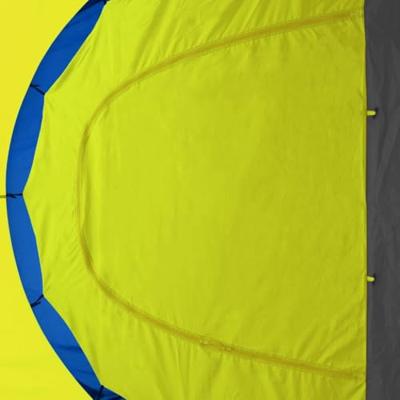 VidaXL Tent 9-persoons polyester blauw en geel