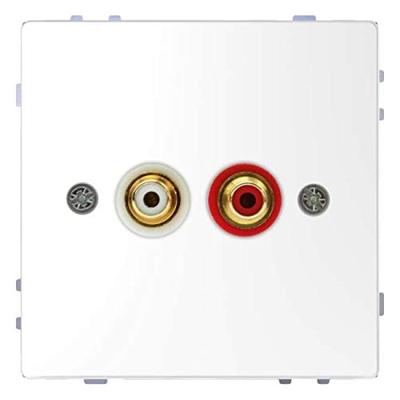 Merten MEG4350-6035 Luidsprekerstekkerdoos System Design Wit 1 stuk(s)