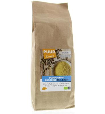 Puur Rineke Pompoenpit proteine bio (400 gr) Puur Rineke Pompoenpit proteine bio (400 gr)