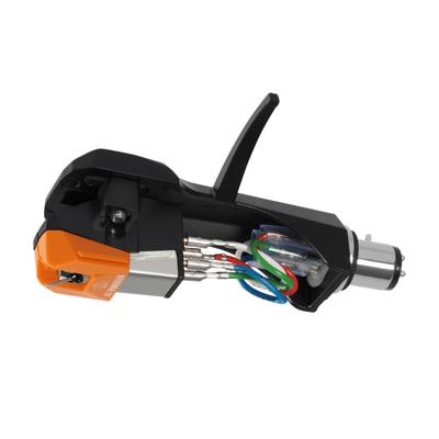 Audio Technica AT-VM95EN/H MM cartridge gemonteerd op headshell, naakt elliptisch Audio Technica AT-VM95EN/H MM cartridge gemonteerd op headshell, naakt elliptisch