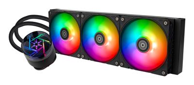 SilverStone novapeak 360 argb waterkoeling (zwart, 4 pin pwm)