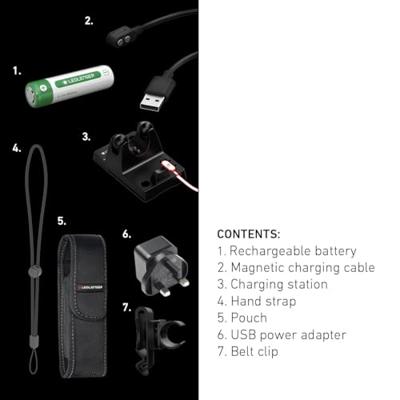 Ledlenser P6R WORK LED zaklamp - 850 lm - 230 meter - incl. accu