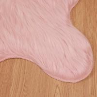 Nep Schapenvacht Tapijt Tafalla Roze 80 x 120 cm Polyester - thumbnail