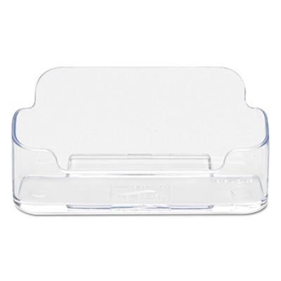Deflecto Visitekaarthouder 1 opbergvak, transparant