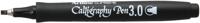 Artline marker Supreme Calligraphy Pen, 3,0 mm, zwart - thumbnail