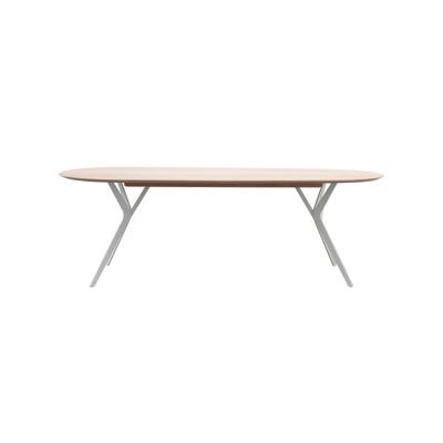 NOGA Sem eettafel 200x100 cm eiken Sand KAI onderstel NOGA Sem eettafel 200x100 cm eiken Sand KAI onderstel
