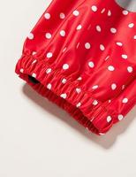 Playshoes regenbroek verstelbaar Stippen Rood-128 - thumbnail
