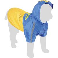 Honden Regenjas 2in1 Scout + Fleece 48 cm ruglengte Flamingo Blauw - thumbnail